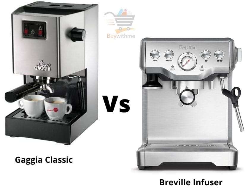 Read more about the article Gaggia Classic vs Breville Infuser – Which one is the Winner?